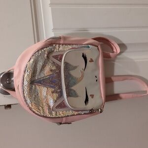 Girls OMG accessories sequined unicorn backpack